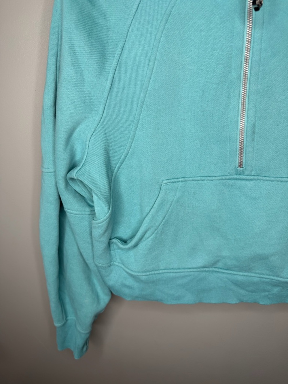Lululemon Scuba Oversized Half-Zip Hoodie Tidal Teal - Picture 5 of 9